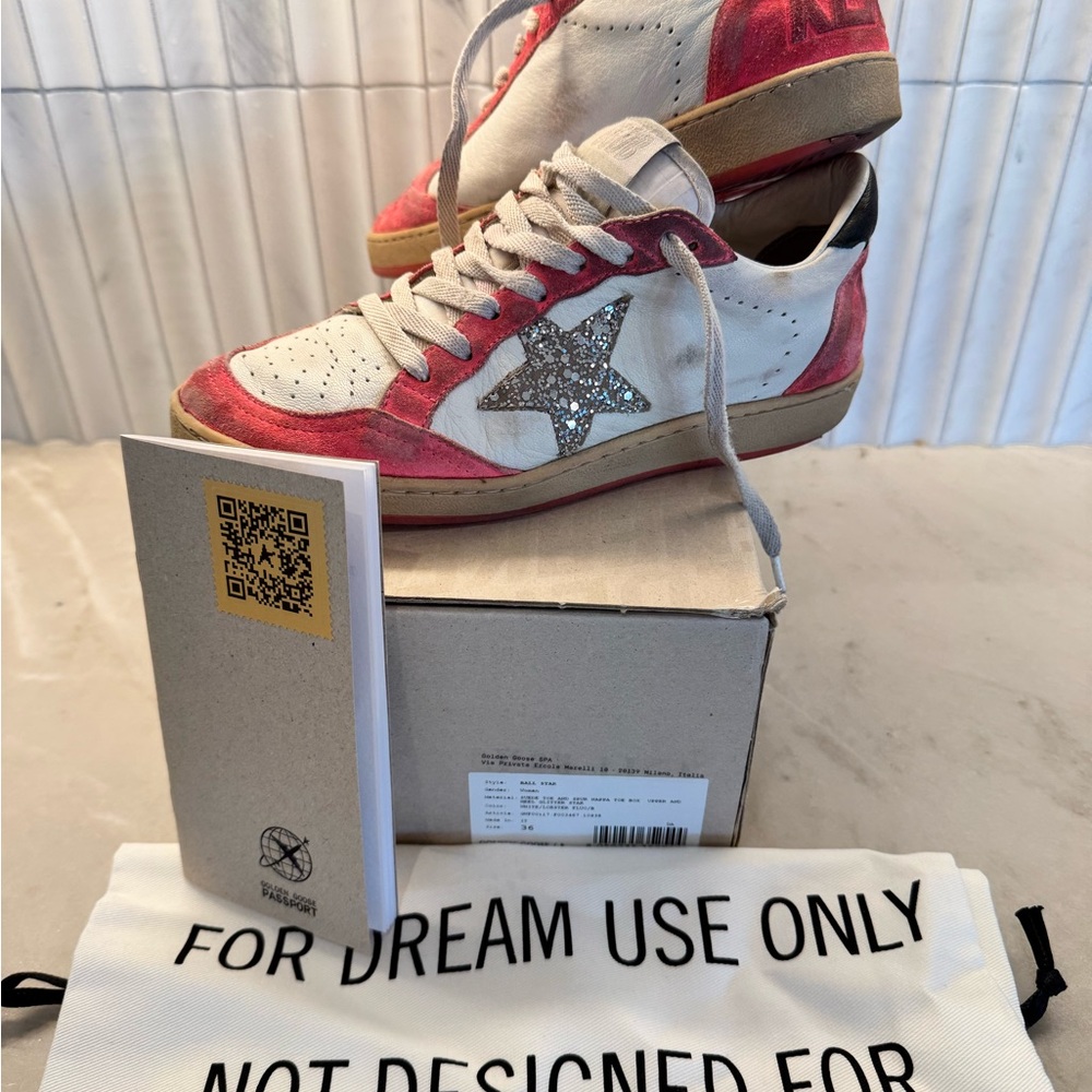 💎RARE💎 Golden Goose HOT PINK Sneakers
